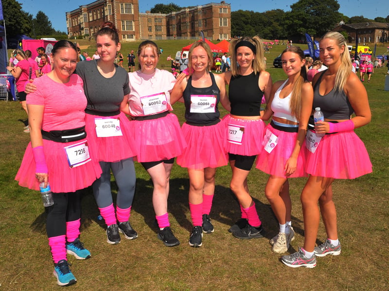 Bright Sparks Nursery, Castleford, staff in the Pretty Muddy Race For Life.