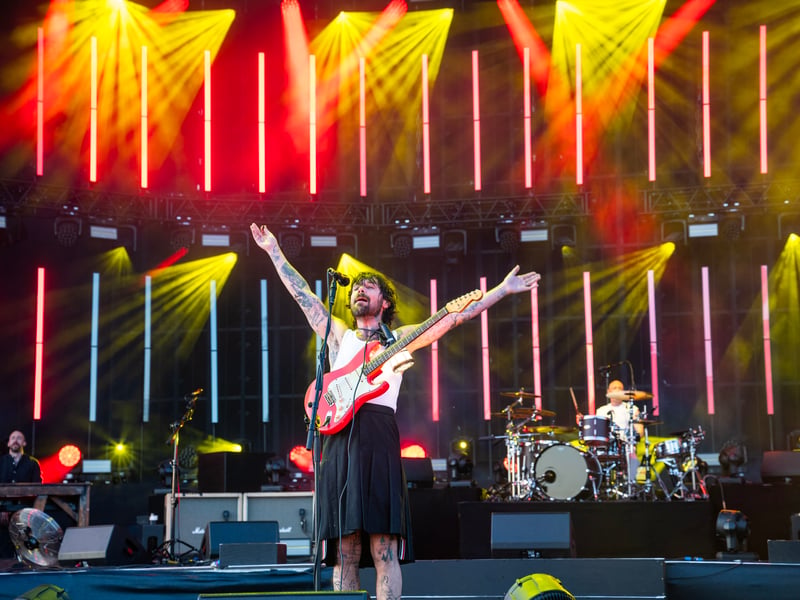 Biffy Clyro delighted fans at this year's festival.