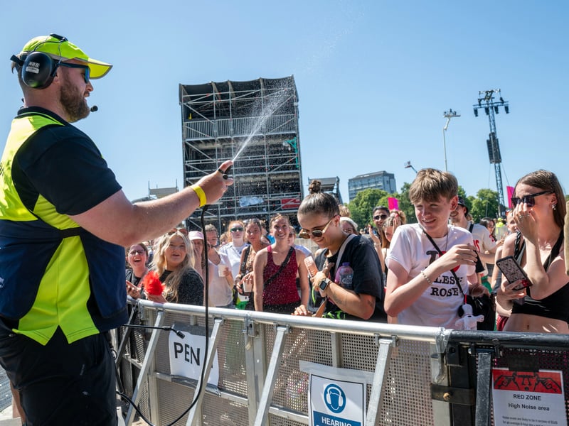 Again, the stewards are doing an incredible job this weekend.
