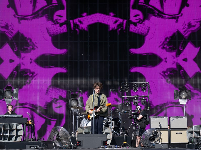 Irish rock band Inhaler played on Saturday. 