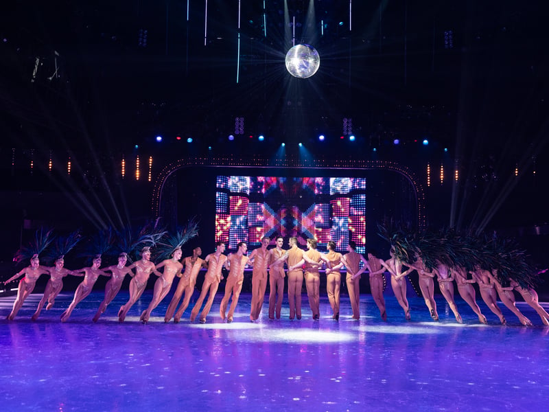 A scene from a Hot Ice show in 2025