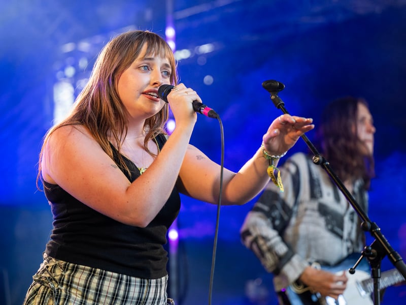 The Irish singer songwriter was a huge hit on Sunday. 