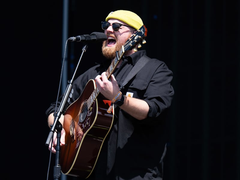 Scottish singer songwriter Tom Walker was on the set list for Sunday