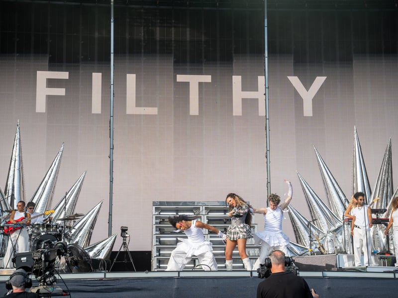 The singer was one of the more highly anticipated acts in the festival. 