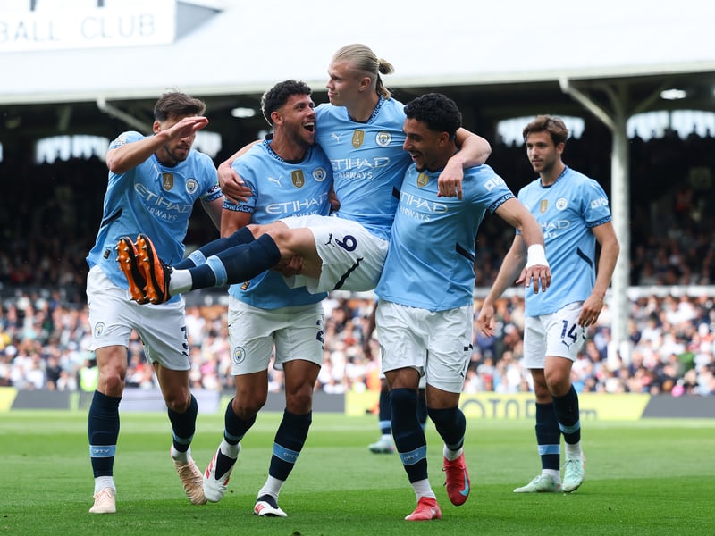 Despite an influx of new signings, Pep Guardiola's men are not forecast to improve their third-place finish from last season