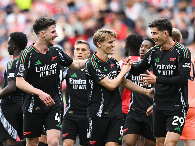 The Gunners are predicted to finish just above Man City but are forecast to come up short in the title race yet again