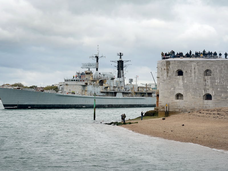 HMS Gloucester, a Type 42 frigate, was decommissioned in June 2011 and sold for scrap. She travelled more than 750,000 miles and was 29-years-old.