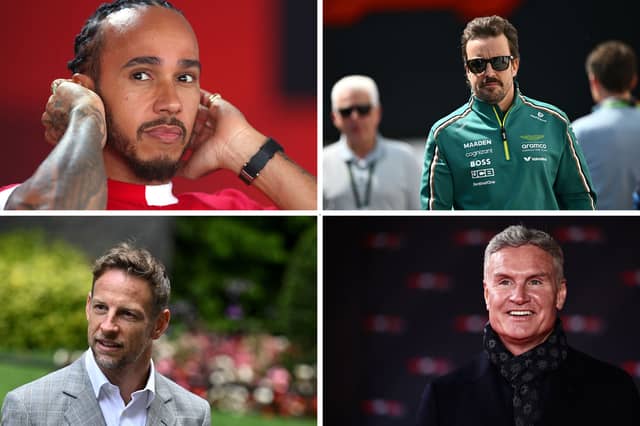 Four of the wealthiest F1 drivers in history.