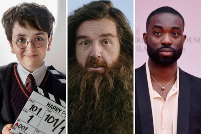 Three of the stars of the new Harry Potter television series.