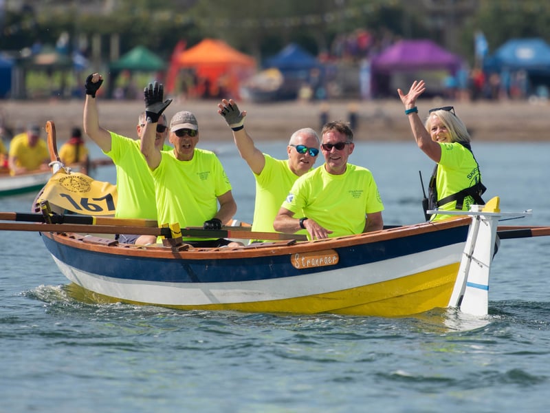 Rowers from the Edinburgh-based Eastern Amateur Coastal Rowing Club - or The Eastern. The club came in second place overall at the Skiffie Worlds 2025.