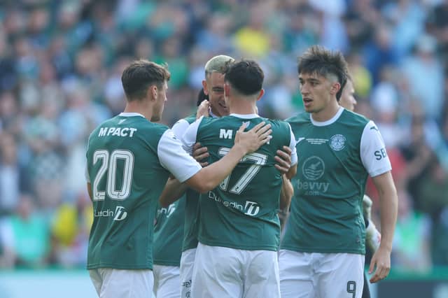 Hibs are aiming for another top three finish ahead of the new 25/26 Scottish Premiership season. Cr: SNS Group.