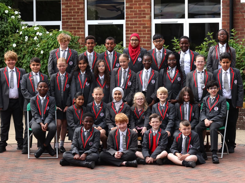 Year 6 leavers photos from schools across Hampshire.

Pictured: Ark Ayrton School, Portsmouth - St Bees Class.

Picture: Sam Stephenson.