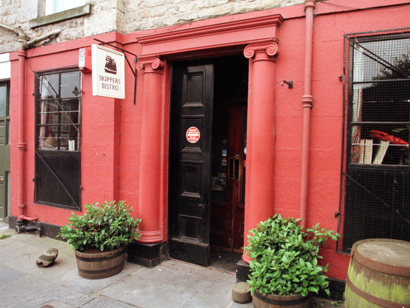Skipper's bistro in Leith, Edinburgh, in 1999