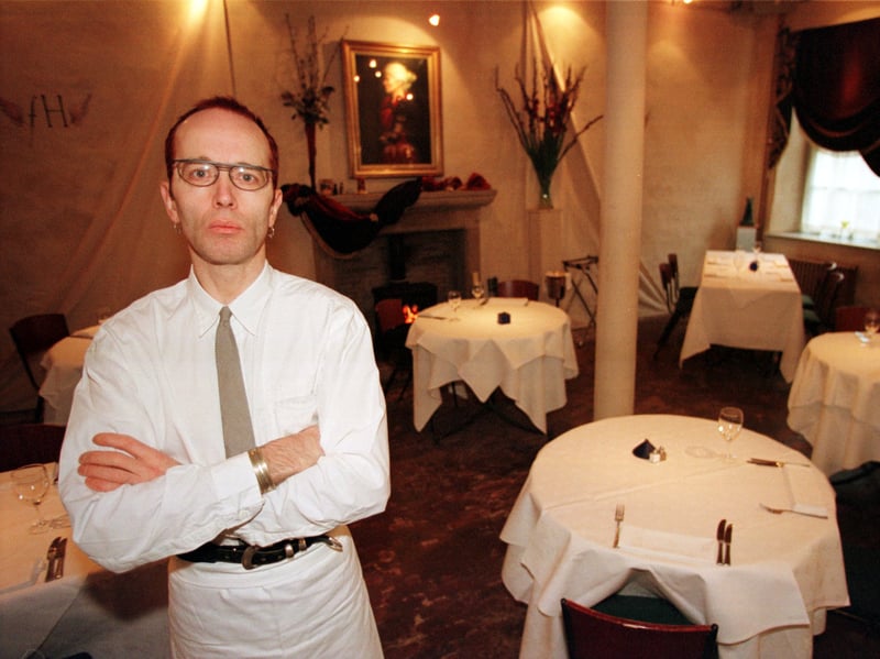 Owner David Ramsden at the (Fitz)Henry restaurant, Leith, in November 1998