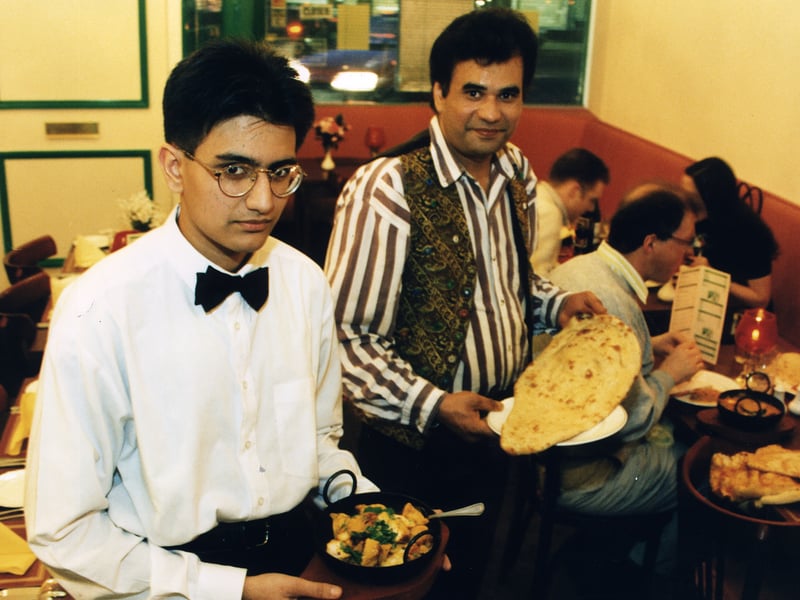 Guru Balti House Indian restaurant, on Dundee Terrace, Edinburgh, in 1997