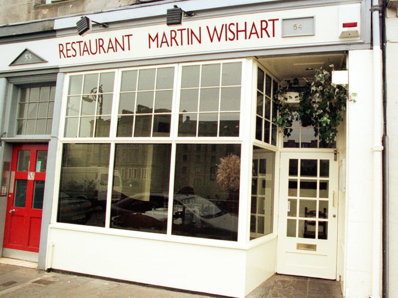 The Restaurant Martin Wishart, in Leith, Edinburgh, in 1999