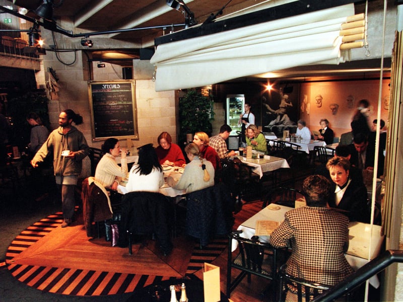The restaurant at Dundee Rep Theatre in 1997