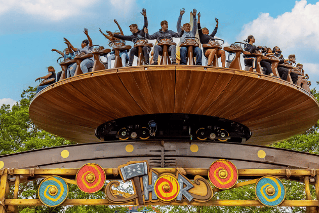 Drayton Manor Theme Park, near Tamworth, is home to Thomas Land, a popular attraction for younger visitors, as well as a selection of thrilling rides, a zoo, and various family-friendly entertainment options. 💰 Day Ticket Price: £27.50/Number of Rides: 38