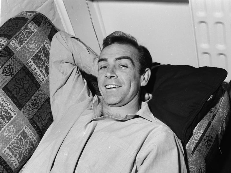 Scottish actor Sean Connery pictured in August 1962 after becoming the new face of superspy James Bond