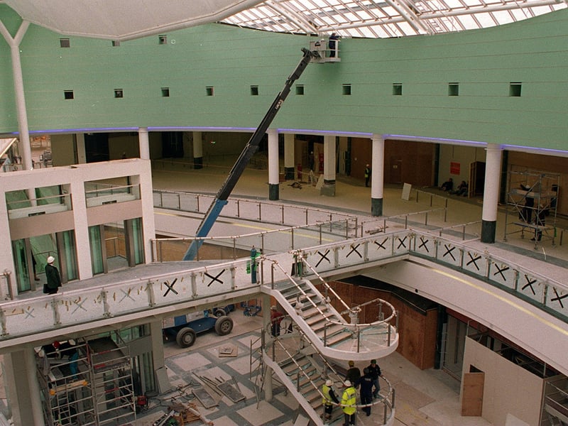 Twice as much steel was used in the construction of White Rose than Blackpool Tower.