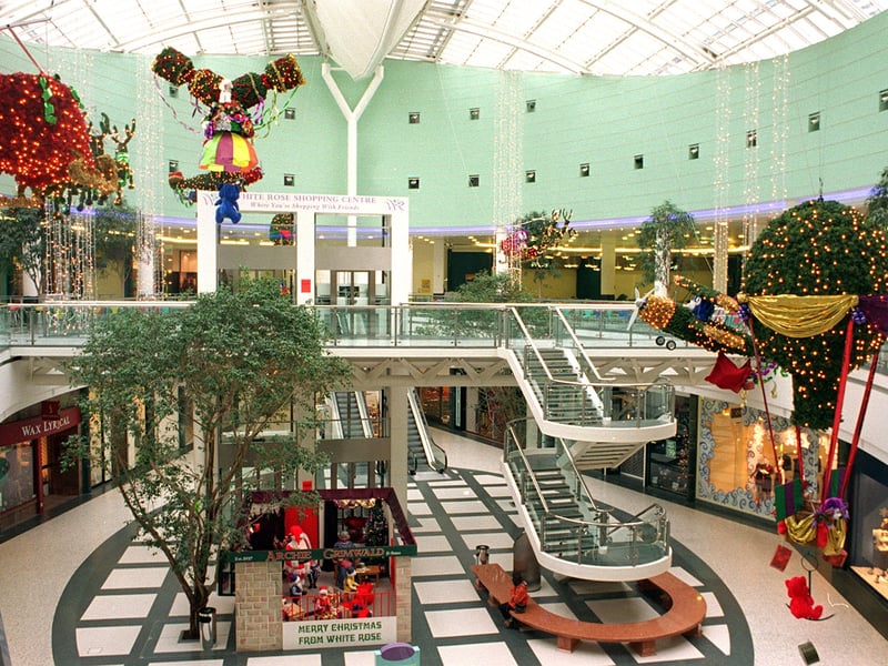 The Christmas decorations pictured in November1997 ahead of the festive season.