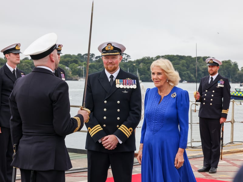 Her Majesty The Queen was appointed as Vice Admiral of the United Kingdom after attending a glorious ceremony on the powerful nuclear submarine HMS Astute.