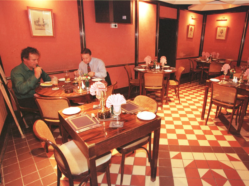 Lancers restaurant, Edinburgh, in 1999