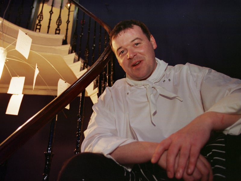 Chef Peter Banks pictured at the Banks restaurant, of which he is patron, on Newington Road, Edinburgh, in December 1999