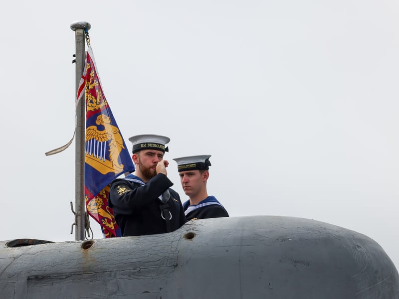 Her Majesty The Queen was appointed as Vice Admiral of the United Kingdom after attending a glorious ceremony on the powerful nuclear submarine HMS Astute.