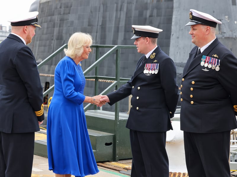 Her Majesty The Queen was appointed as Vice Admiral of the United Kingdom after attending a glorious ceremony on the powerful nuclear submarine HMS Astute.
