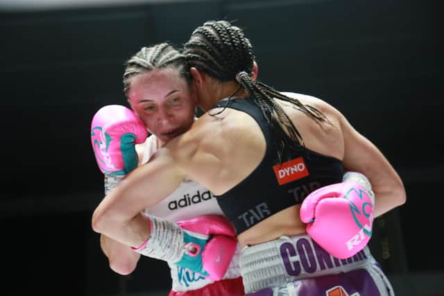 Nicola Hopewell on her way to a world title.