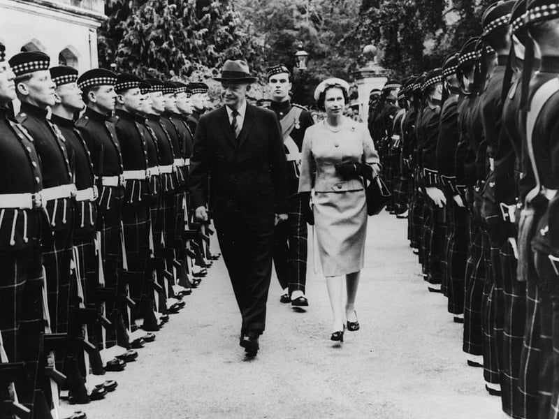 Dwight D. Eisenhower was the first US President to visit Scotland on an official Presidential visit - and the only to visit Balmoral Castle, where he met with Queen Elizabeth II in 1959 (pictured). He also stayed at Culzean Castle, on the Ayrshire Coast four times, including once when he was President, also during his 1959 visit. When the owners of the castle gifted the building to the National Trust for Scotland in 1945, it was on the proviso that an apartment be given to Eisenhower in recognition of his role as Supreme Commander of the Allied Forces in Europe during World War 2. The then-General first visited the castle a year later.