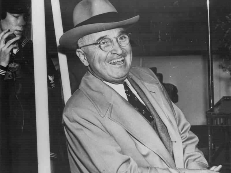 Perhaps the briefest visit by a US President to Scotland was that of Harry S. Truman. Just three months into his Presidency he made a flying visit to Glasgow to meet his soldier nephew who was stationed on the Queen Elizabeth which was docked in the city.