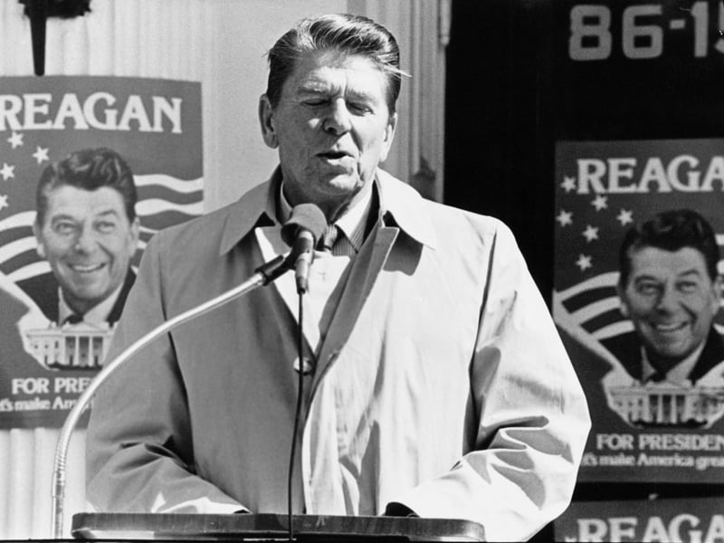 Ronald Reagan's single visit to Scotland was a super-secret affair in 1991. Joined by wife Nancy, he was in Paisley to visit Castlehead Kirk where his great-grandmother Peggy Downie was married in 1807. They were invited by minister Gordon Kirkwood and attended a Sunday service at the church.