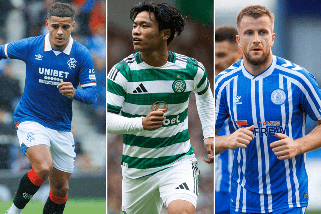 Here are all 12 Scottish Premiership home kits for 2025/26 ranked in order least to most expensive. Cr: SNS Group.