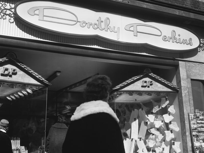 Dorothy Perkins was a popular women's budget fashion chain, which began life in 1909 as H. P. Newman, before changing its name in 1919. It had a number of stores across the UK but now trades online only, after becoming part of Boohoo Group (now the Debenhams Group) in 2021.
