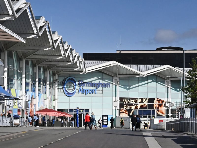 Park and Ride at Birmingham Airport ranked tenth at £104.99.