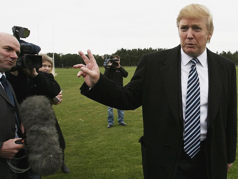 “I love Scotland. One of the biggest problems I have in winning [the US presidency], I won't be able to get back there so often.” 