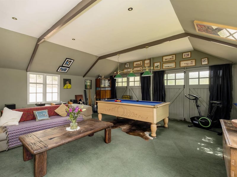 Also on the ground floor is the games room.