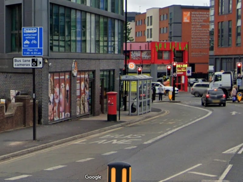 14th: Bus lane, Holme Lane
Penalty charge notices issued: 1222
Number cancelled: 75
Value of fines issued: £58,315.00
Amount paid: £42,445.00
Photo: Google