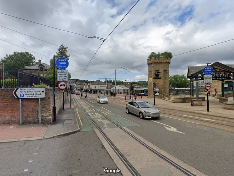 4th: Langsett Road bus gate
Penalty charge notices issued: 7035 
Number cancelled: 265
Value of fines issued: £348,535.00
Amount paid: £236,530.02
Photo: Google
