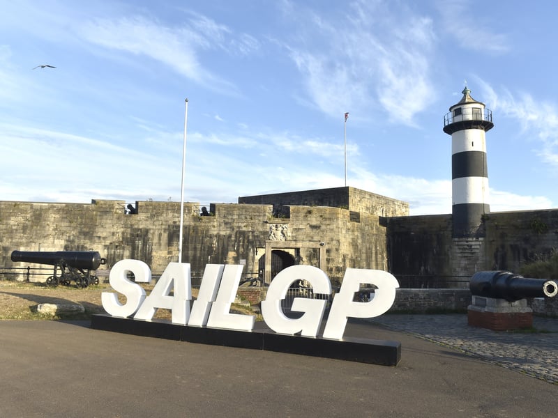 The clear up after the SailGP weekend in Southsea. 
Picture: Sarah Standing (220725-7166)