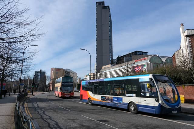 The 15 Sheffield bus gates and bus lanes where the most money has demanded in fines between April 2024 and March 2025. Photo: Dean Atkins, National World