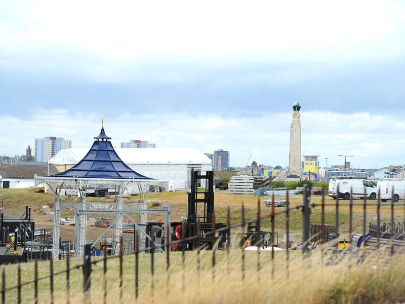 The clear up after the SailGP weekend in Southsea.
Picture: Sarah Standing (220725-785)