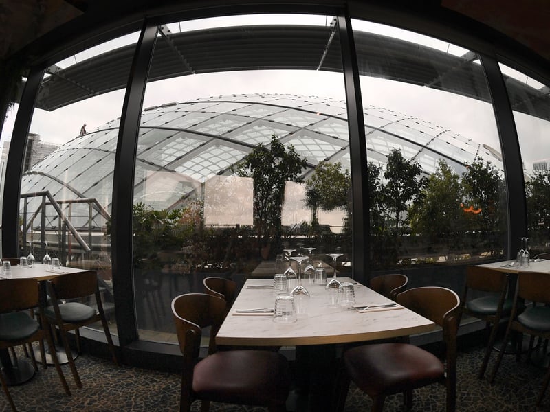Perched above the city skyline, it promises to bring "effortless decadence".