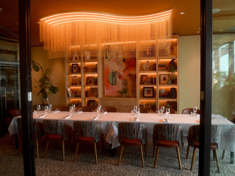 The private dining room is the star of the show.