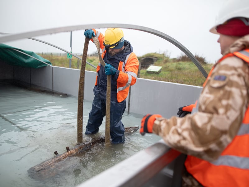 Wessex Archaeology, working with Dendrochronicle and community researchers, say the Earl of Chatham is a former Royal Navy vessel called HMS Hind that was later renamed once it became a whaling ship.