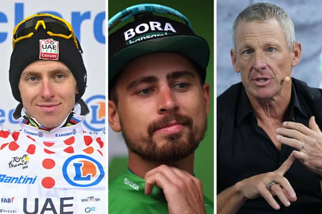 Three of the world's wealthiest cyclists.