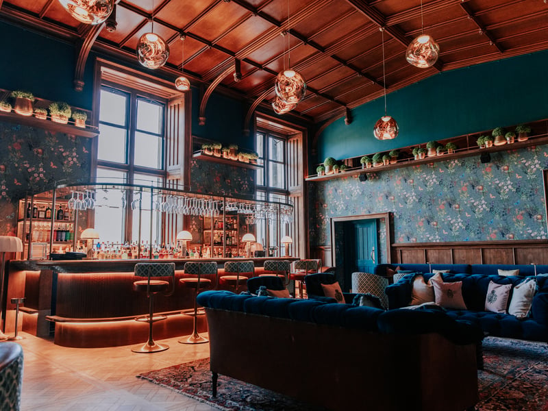 The hotel now has one of the finest bars in Scotland, an exquisite setting that is sure to earn wider recognition. Each cocktail tells a story, whether inspired by a historical moment, a character from the estate’s history, or a nod to the present-day story of Mar Hall. 