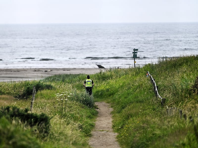 Police have been patrolling around Turnberry Golf Course.